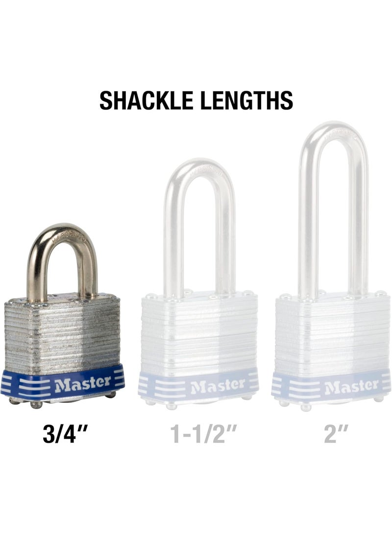Master Lock 3D Outdoor Padlock with Key, 1 Pack