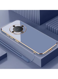 Color Fans Mobile Phone Case for Honor X9a 5G 6.67 inch Electroplated Protective Cover Gold-Blue  - Image 1