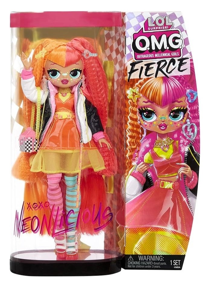 Lol Surpise LOL Surprise 707 OMG Fierce Dolls - Neonlicious  - Image 2