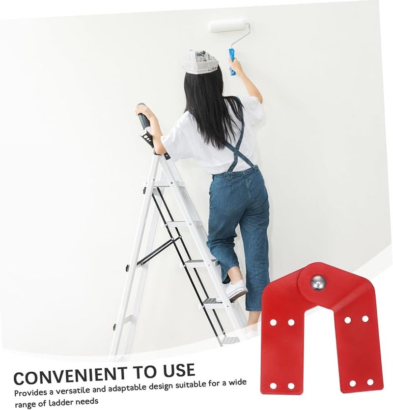 Steel Ladder Hinge Replacement for Attic Red Lightweight Engineering 2 Pcs - Image 5