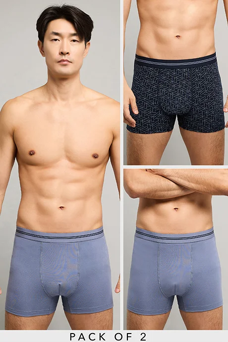 أر أند بي 2 Pack Printed Boxer Briefs