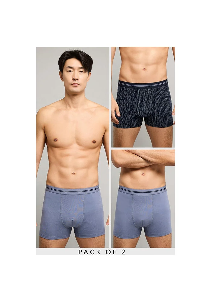 2 Pack Printed Boxer Briefs