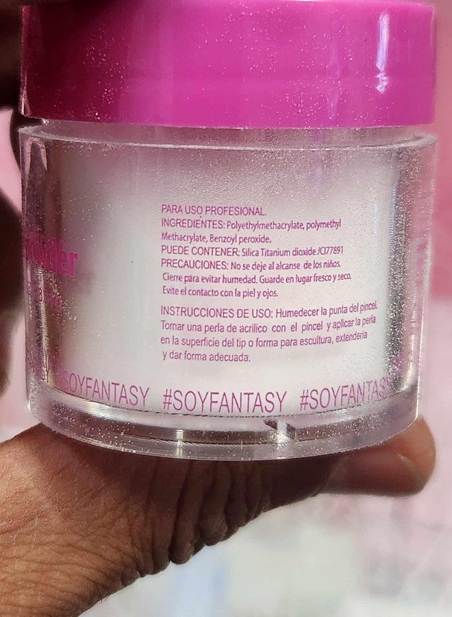 Wapizima Fantasy Nails Crystal 1oz Acrilico Clear Translucent polymer - Image 4