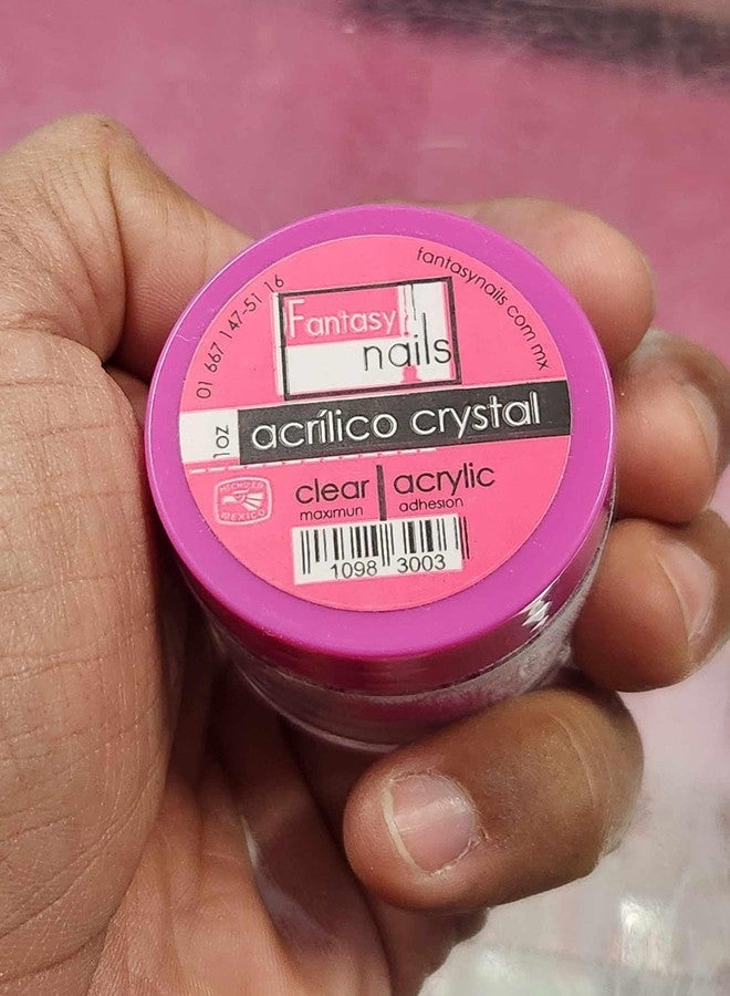 Wapizima Fantasy Nails Crystal 1oz Acrilico Clear Translucent polymer - Image 2