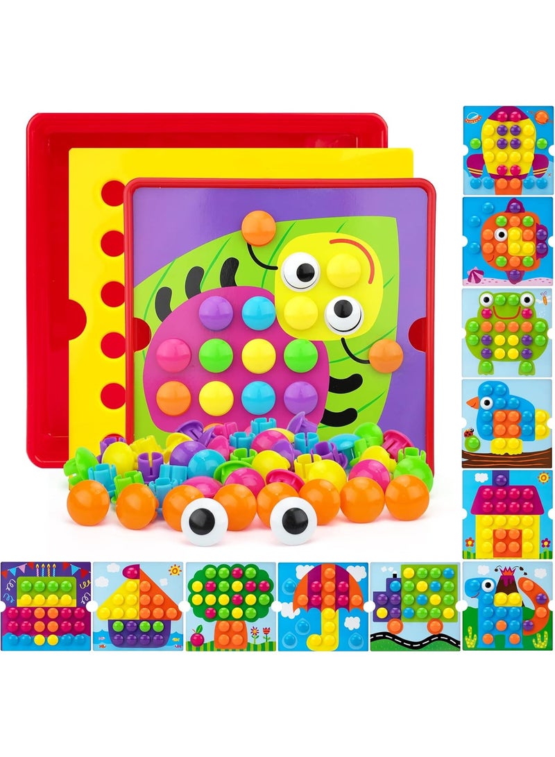 BLOOMING TIME Kids Color Matching Puzzle Toy Fine Motor Learning Game - Image 1