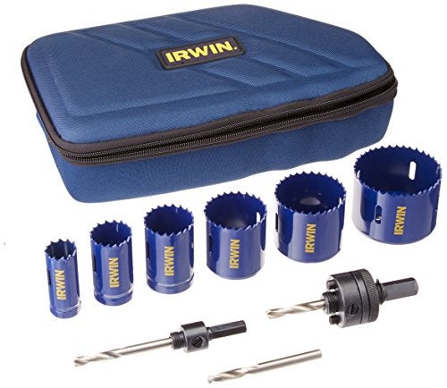 Irwin Tools IRWIN 3073003 Electricians Hole Saw Kit 9Piece - Image 1