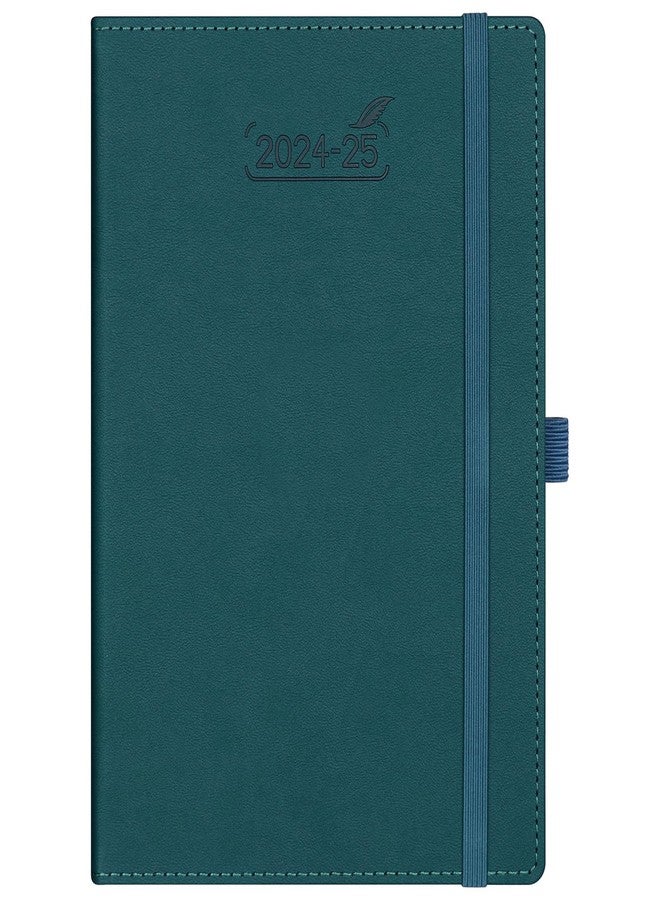 BEZEND Planner 2025 Starts from Now, 18 Months (July24-Dec25) [Dark Green] 5.8" x 8.5", Academic Year Planner, Daily Weekly and Monthly Calendar with Pen Holder, Vegan Leather Hard Cover - Image 1