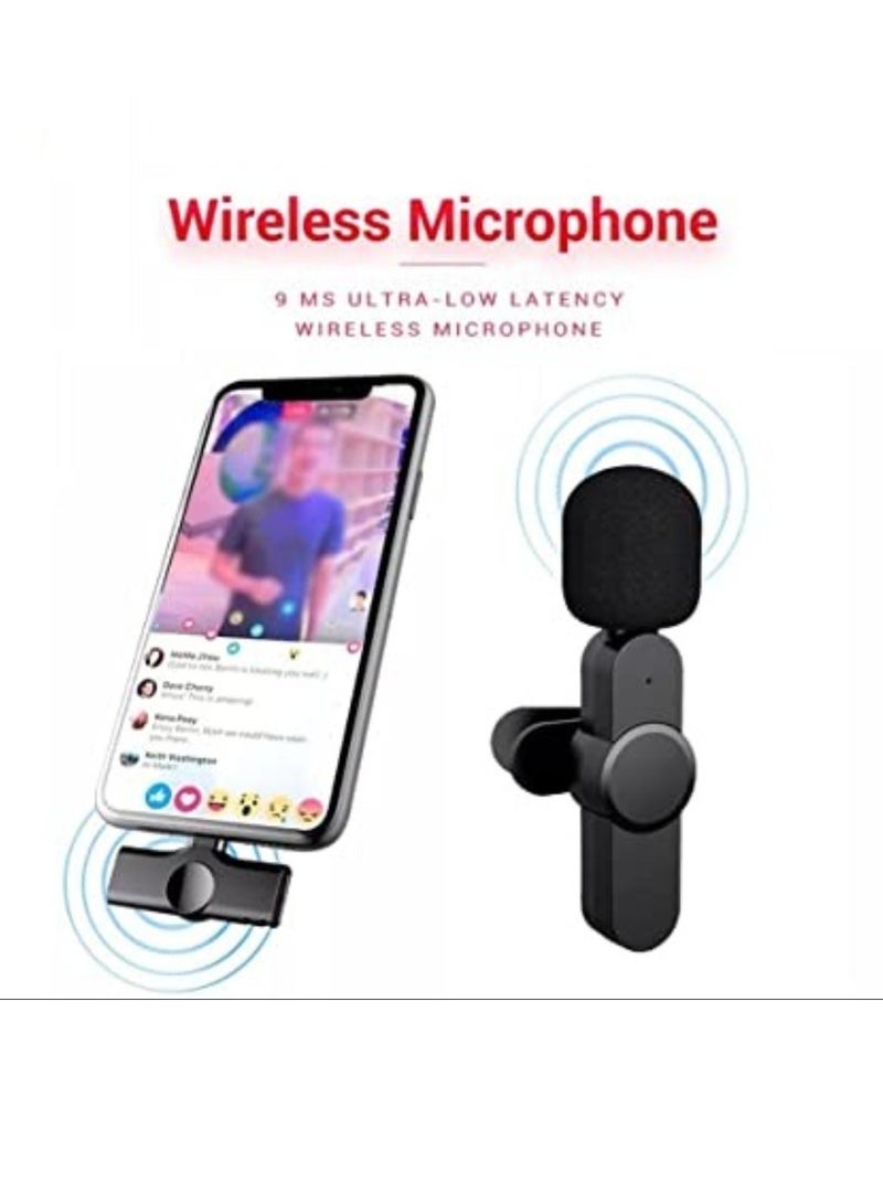 2 in 1 iphone or type-c Wireless Lavalier Microphone For IPhone, Plug Play, Portable Audio Video Recording Mic for Youtube, Live Stream, Vlog, Interview, Laptops PC - Image 3