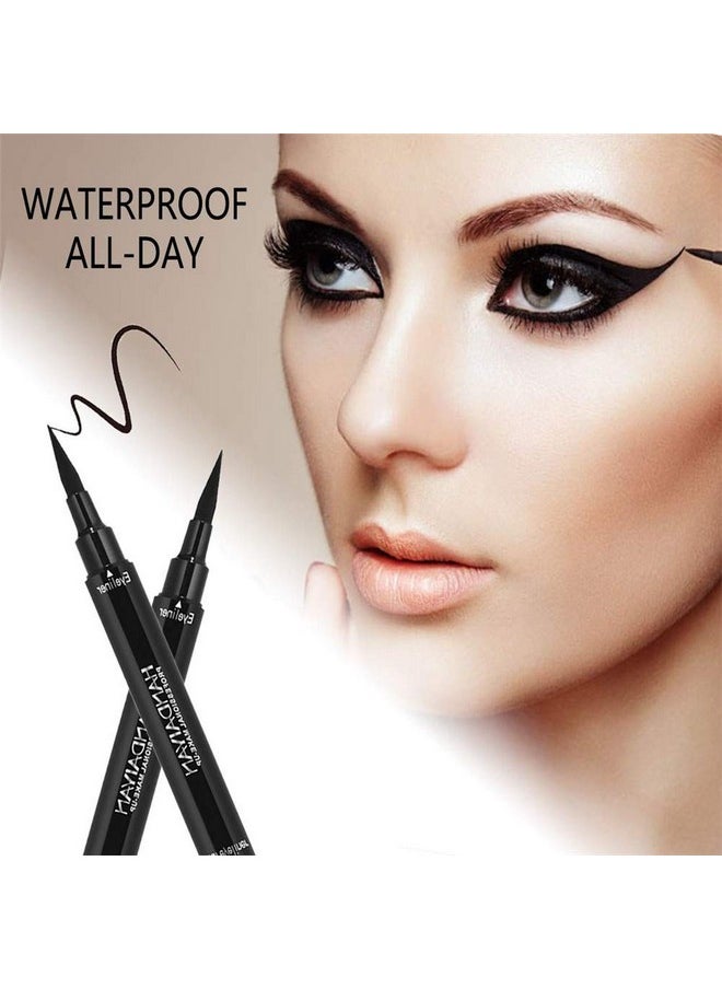BONNIE CHOICE - BONNIESTORE Winged Eyeliner Stamp 2 Pack,Dual-ended Eyeliner Stamp for Perfect Wing Cat Eyes,Long Lasting Liquid Eyeliner Pen Waterproof Smudge Proof Smudge Proof for All Eye Shapes - Image 1