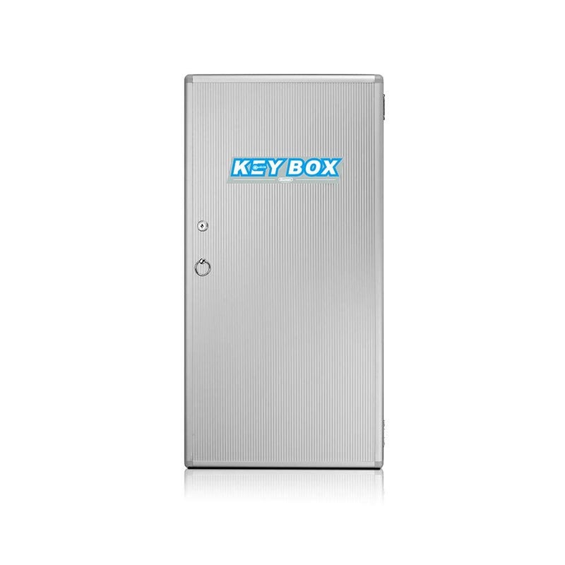 oddpod Glosen 48 Keys Aluminium Finish WallMount Key BoxKey Cabinet with Lock 1048 Silver