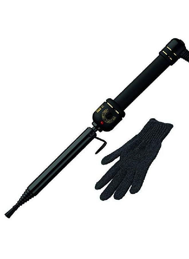 Hot Tools - Professional Black Gold Spiral Curling Iron + Wand 3/4 Inch - Image 1