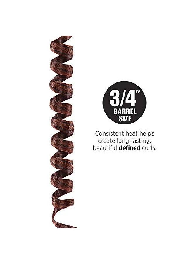 Hot Tools - Professional Black Gold Spiral Curling Iron + Wand 3/4 Inch - Image 1