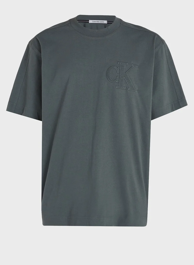 Calvin Klein Jeans Logo Crew Neck T-Shirt