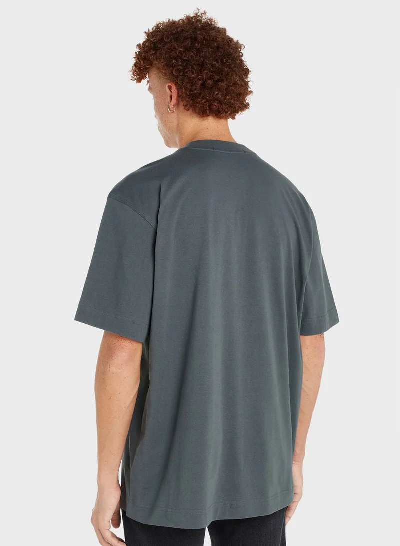 Calvin Klein Jeans Logo Crew Neck T-Shirt