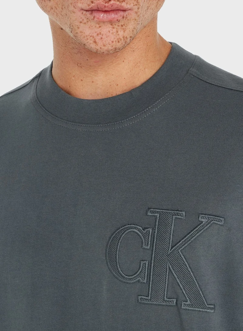 Calvin Klein Jeans Logo Crew Neck T-Shirt