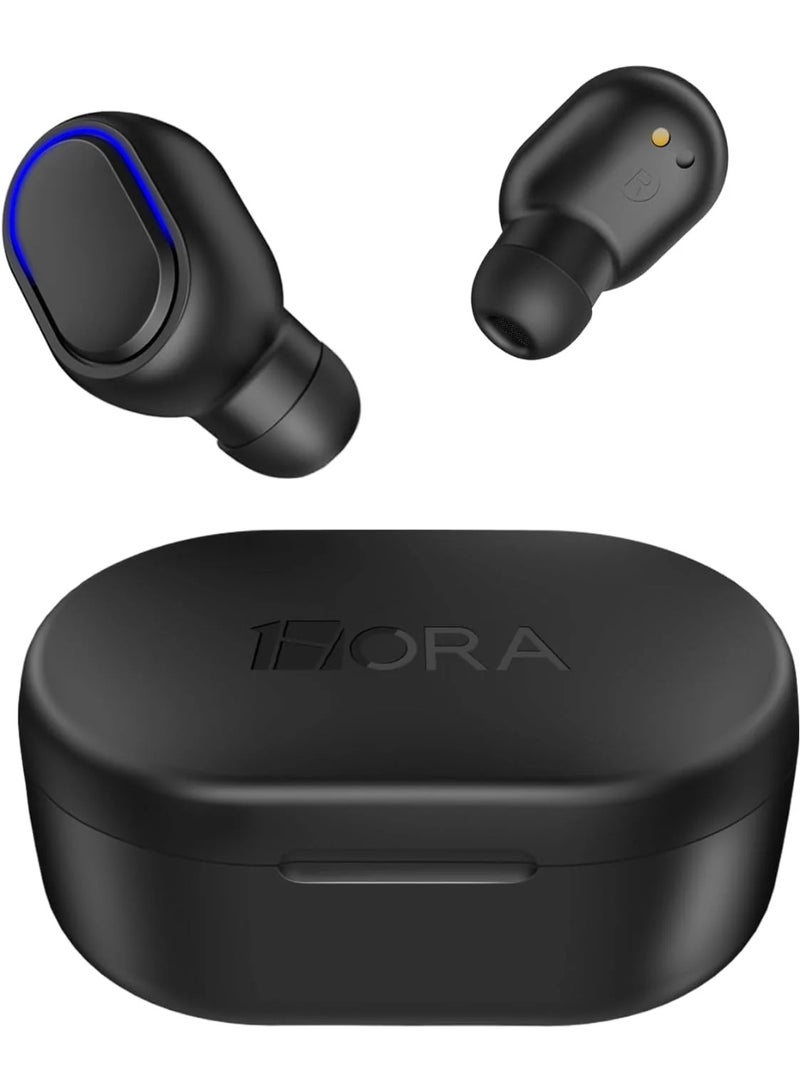 1 هورا سماعات أذن لاسلكية من 1HORA - AUT114 - أسود - Image 1