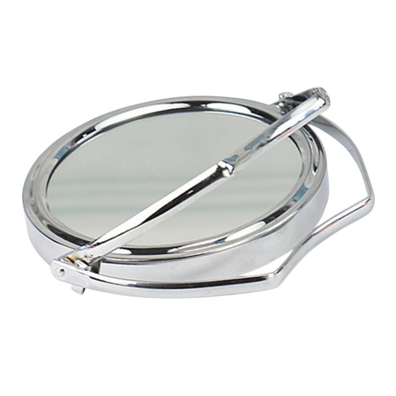 10x10cm Rotary Desktop Makeup Mirror High Definition Stable Base for Tabletop Office Bedroom - Image 2