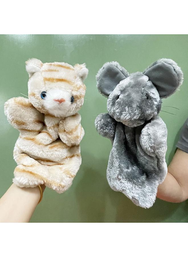 Bluejw Cross-border Wholesale Plush Toys Suit Hand Puppet Turtle And Bunny Race Children Baby Parent-child Comfort Finger Puppet - Image 1