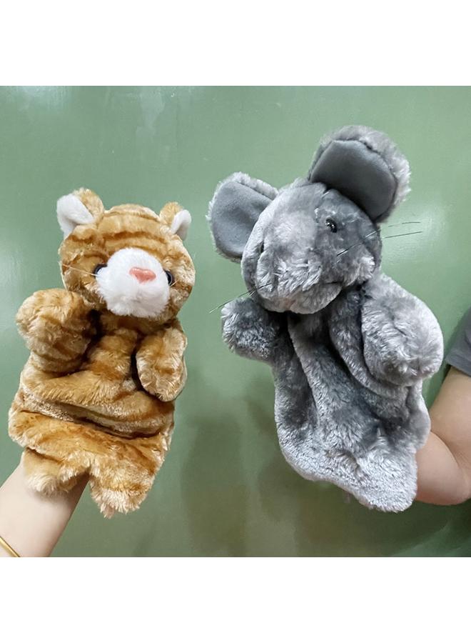 Bluejw Cross-border Wholesale Plush Toys Suit Hand Puppet Turtle And Bunny Race Children Baby Parent-child Comfort Finger Puppet - Image 5