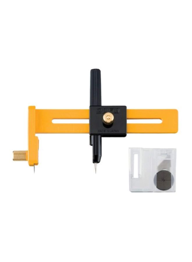 NIBEMINENT Compass Circle Cutter Yellow/Blue/Silver - Image 3