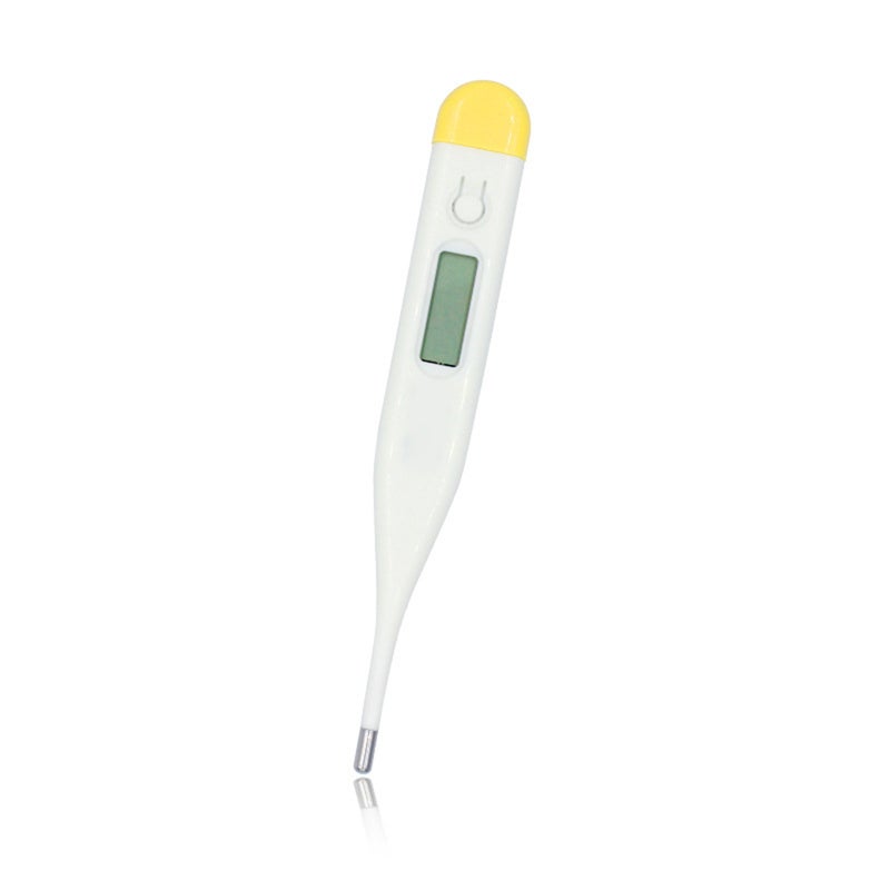 Body Thermometer: Stainless Steel Probe For Quick Read - Smart Design With Abnormal Temperature Alert Compact Size For Baby Adult Daily Use And Travel - Image 1
