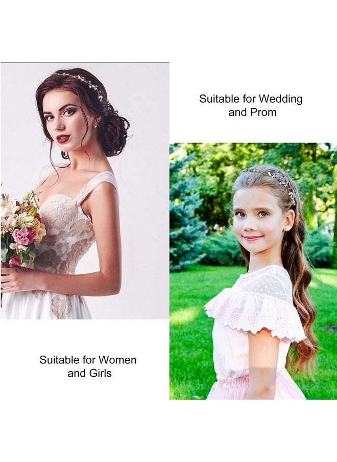 Didder - Idder Bridal Headpiece For Wedding Silver Bridal Headband Rhinestone Wedding Headpiece For Bridal Crystal Wedding Headband Hair Accessories For Brides Women Wedding Jewelry For Bride Bridesmaids - Image 1