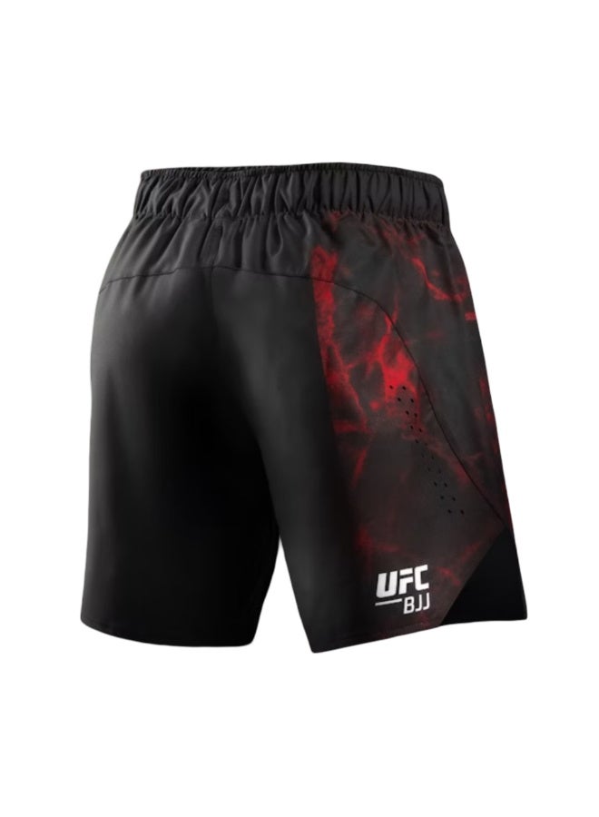 HAYABUSA UFC BJJ MENS GRAPPLING SHORTS RED - Image 3