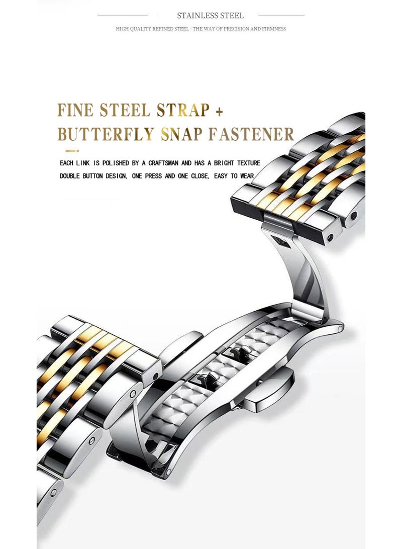 BINBOND Men's Business Stylish Luminous Waterproof Quartz Watch - Image 2