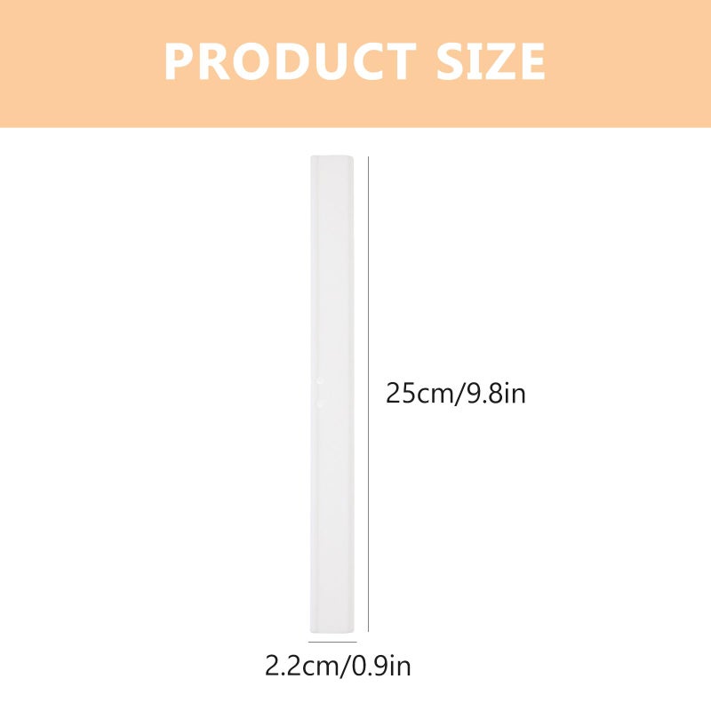 25cm Silicone Replacement Squeegee Blades 2 Pack for Window and Shower Glass Cleaning - Image 3