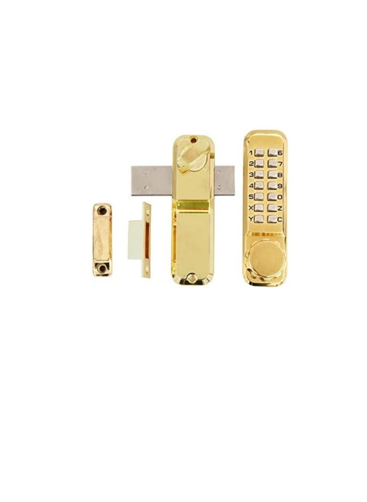 Digital Door Lock Without Latch Gold 1 SET - Image 1