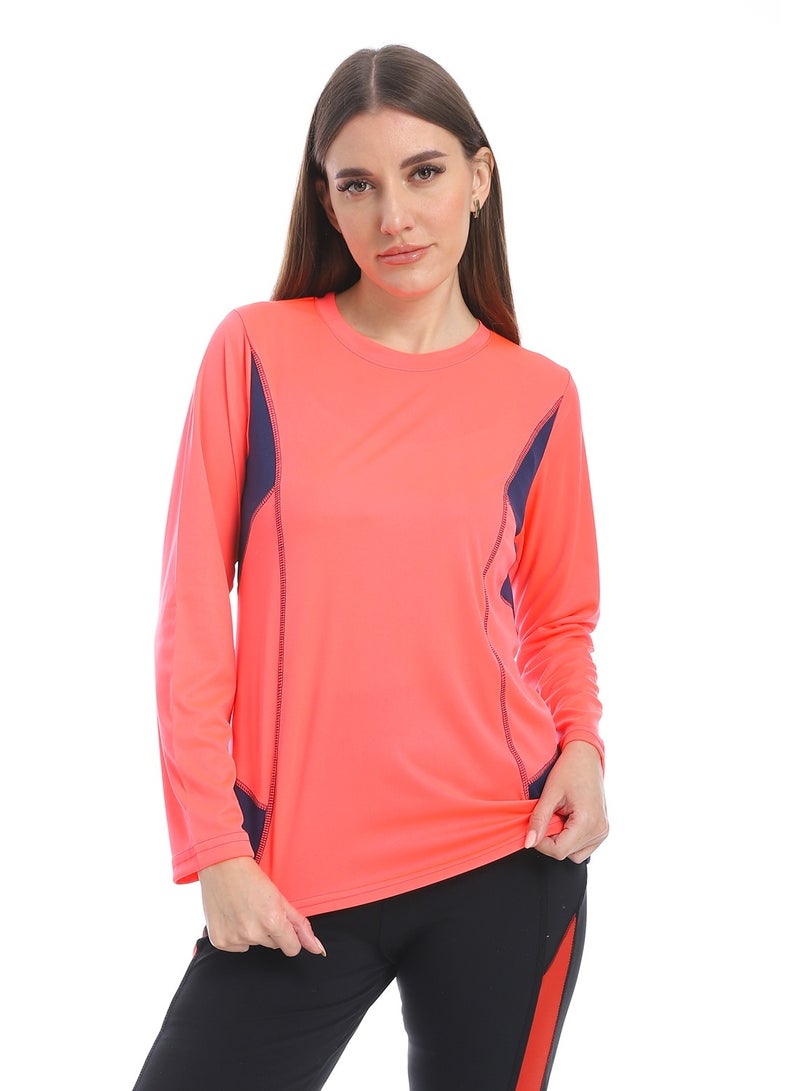 Caesar women sport t-shirt with Long sleeves - Image 1