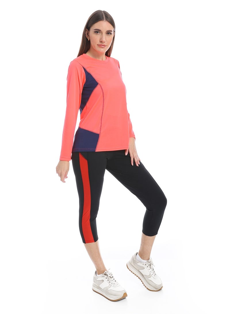 Caesar women sport t-shirt with Long sleeves - Image 5