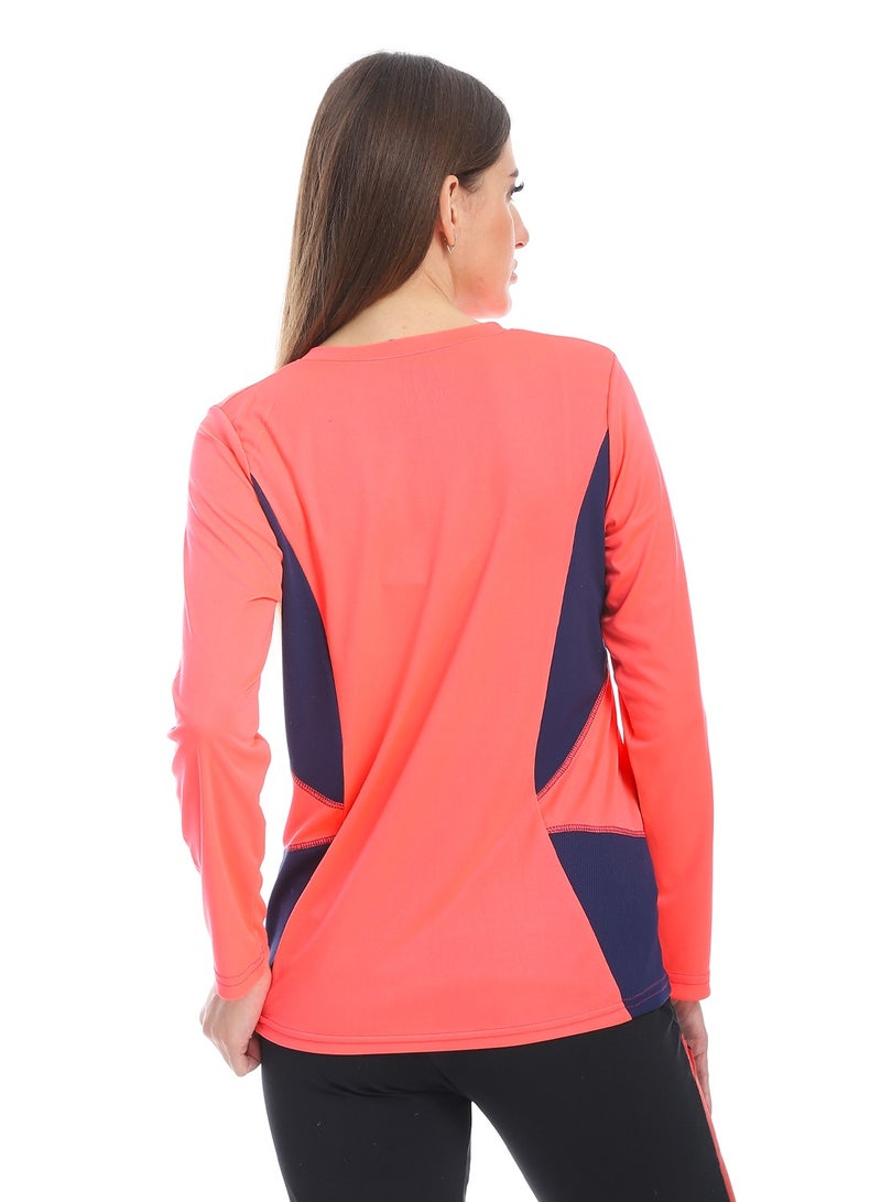 Caesar women sport t-shirt with Long sleeves - Image 3