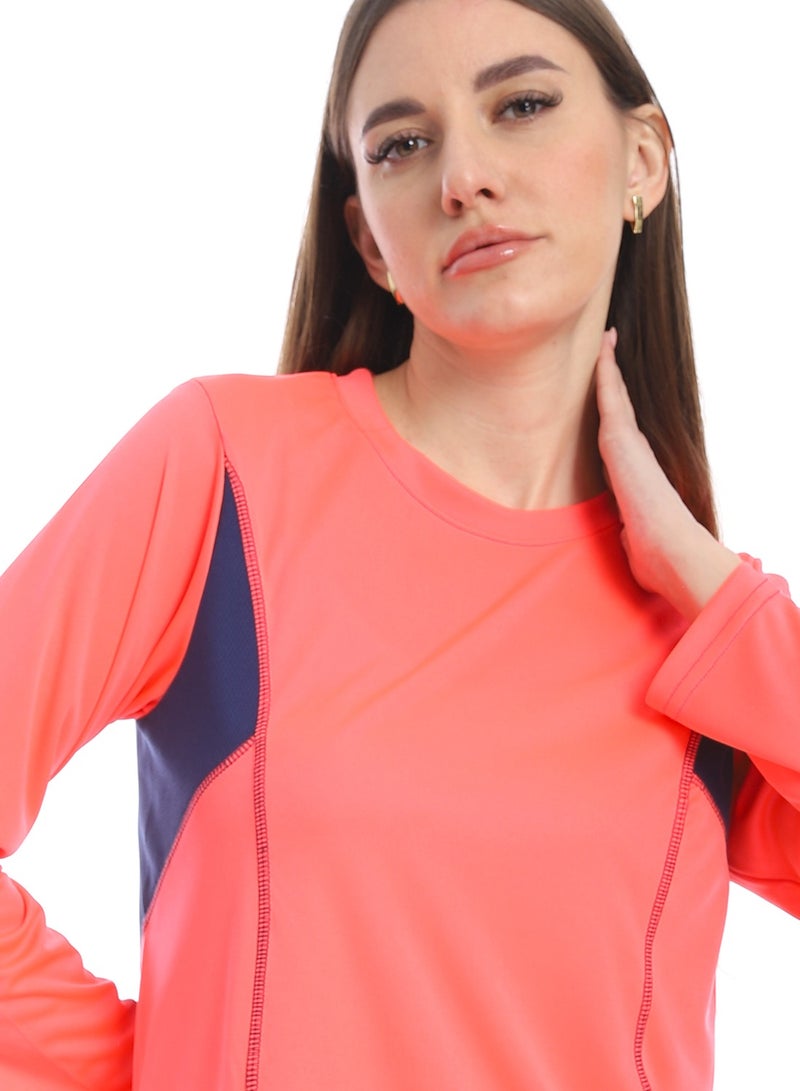 Caesar women sport t-shirt with Long sleeves - Image 4