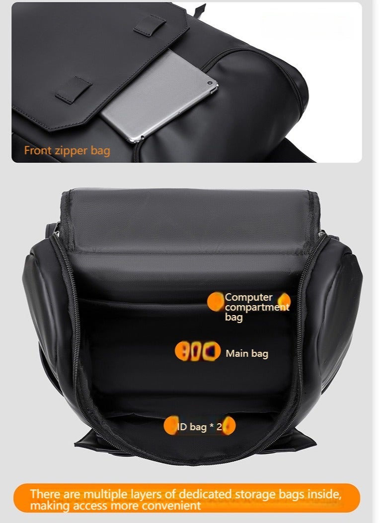 NORTHWINDS Commuter Backpack｜Luggage Passthrough｜Scratch-Resistant｜3-Way Carry｜Water-Repellent｜3 Color  - Image 5