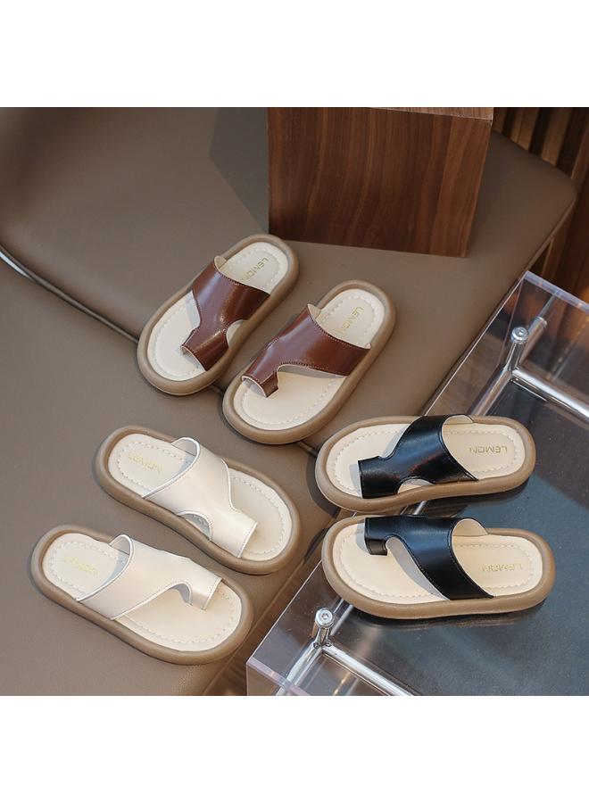 Korean Style Flip-flops Casual Children's Sandals For Children And Girls Flat Heel Flat Slippers Summer Children's Shoes - Image 2