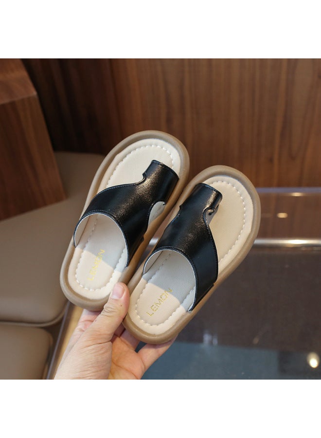 Korean Style Flip-flops Casual Children's Sandals For Children And Girls Flat Heel Flat Slippers Summer Children's Shoes - Image 1