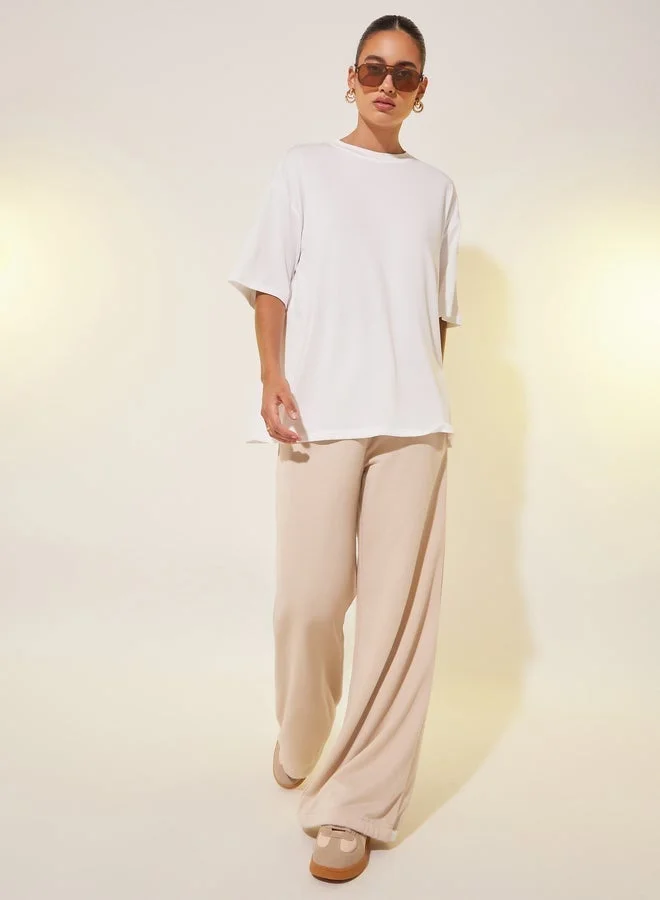 Take Two Graphic Print Round Neck T-Shirt