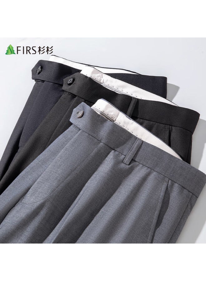 Firs [wrinkle-resistant] Men's Dress Pants, Business Commute Slim Straight-leg Cargo Trousers, Lightweight Spring And Summer Loose Casual Pants