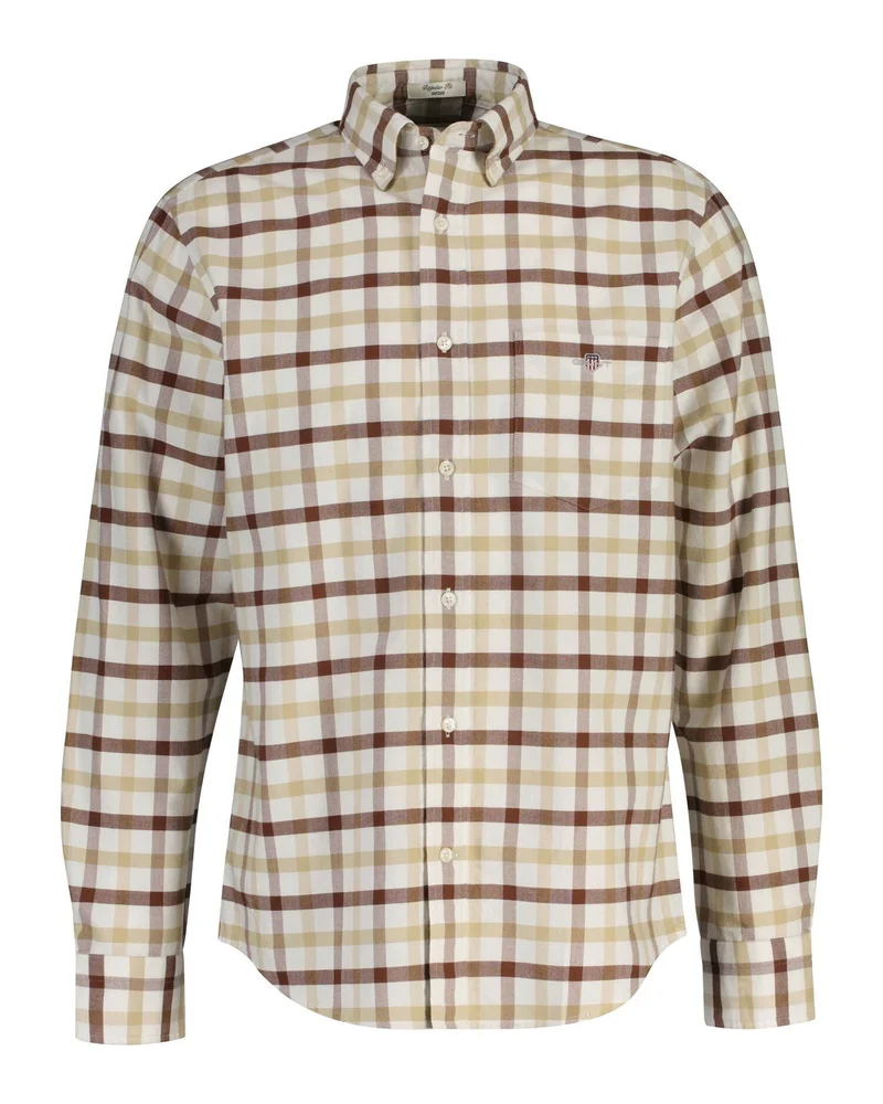GANT  Regular Oxford Check Shirt for Men | Best Price UAE