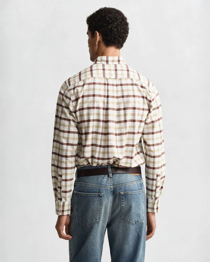 GANT  Regular Oxford Check Shirt for Men | Best Price UAE