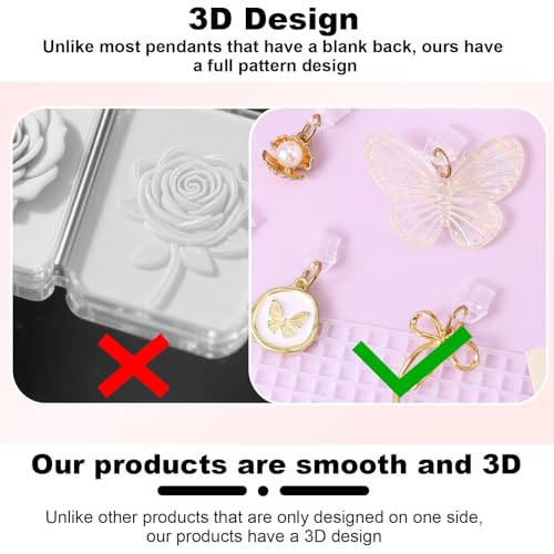 BdelrinQue 8 Pcs Anti Dust Plug Type C, Butterfly Dust Cover Charms for USB C Port Protection, Gold Type C Dust Plug Set for Device Care, Travel & Gifting - Image 4