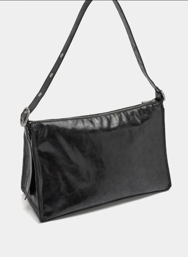 PARFOIS Handbag with aged effect