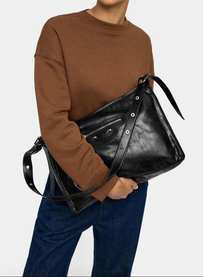 PARFOIS Handbag with aged effect