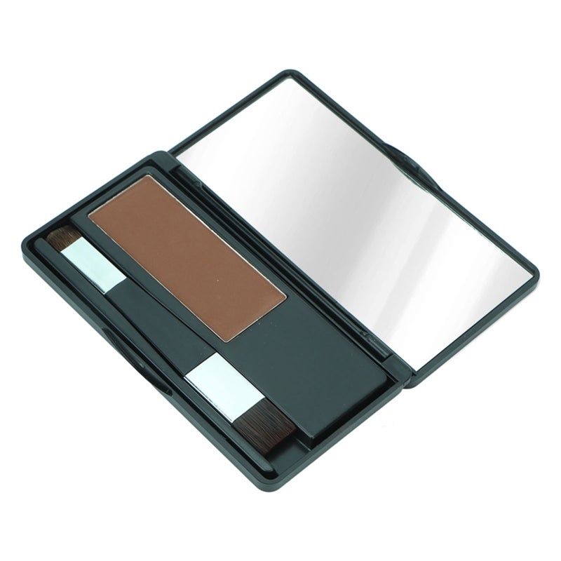 Waterproof Eyebrow Powder Kit: Dark Brown Fine Texture - Portable 0.3oz Capacity Sculpting Eyebrow Powder for Daily Makeup, Travel and Gift Giving - Image 3