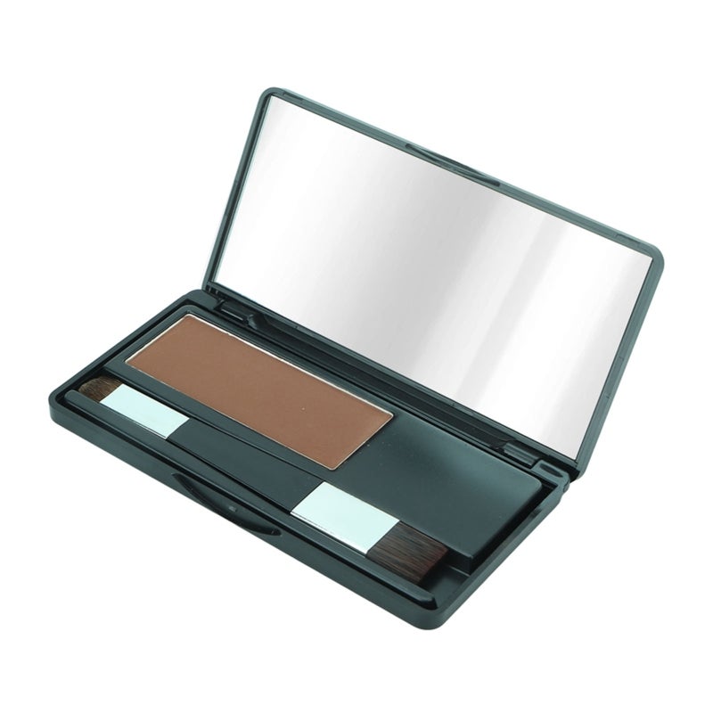 Waterproof Eyebrow Powder Kit: Dark Brown Fine Texture - Portable 0.3oz Capacity Sculpting Eyebrow Powder for Daily Makeup, Travel and Gift Giving - Image 2