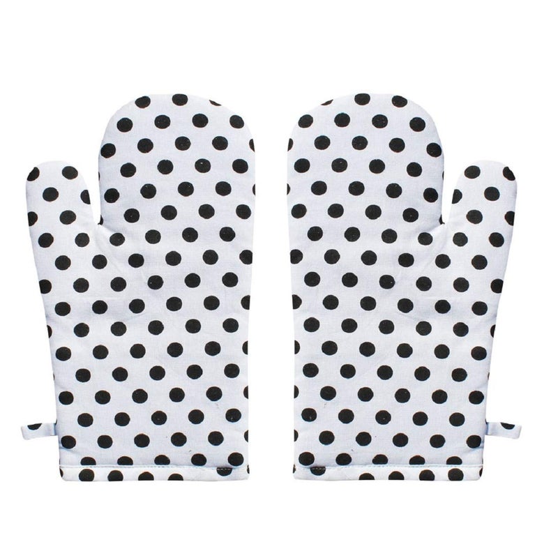 AIRWILL, 100% Cotton Kitchen Padded Oven Gloves, Mitts (Pack of 2) - Image 5