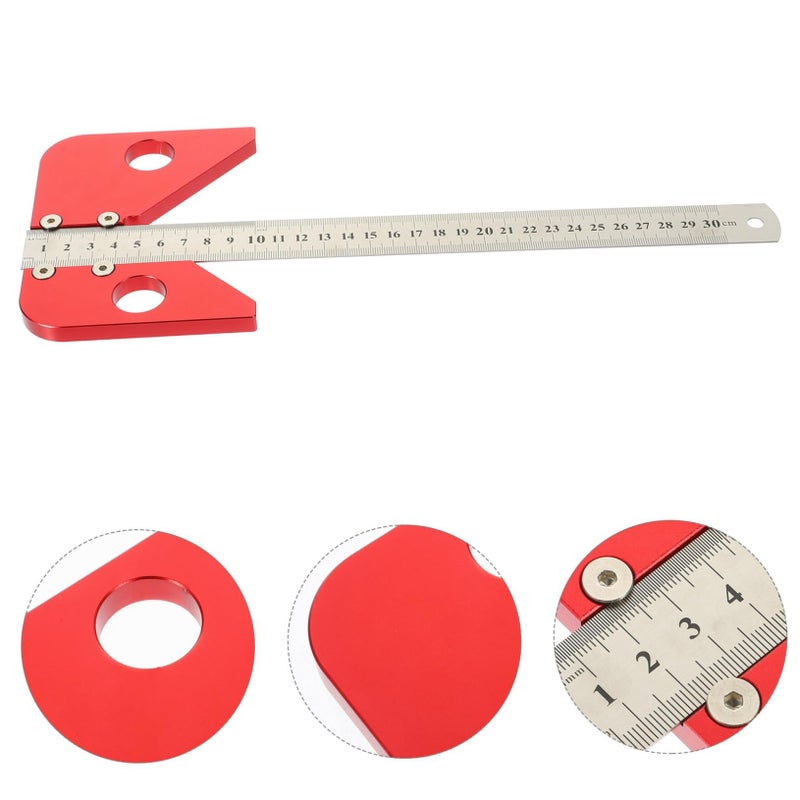 Precision Woodworking Angle Scribe Center Finder Measuring Tool Set - Image 5