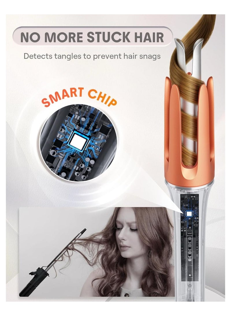Automatic Curling Iron 1 ¼ inch with 3 Temperatures Fast Heating, 2-Way Rotation, Automatic Shut-Off, Anti-Scald, Anti-Tangle Rotating for Hair Styling Siz: 32 mm - Image 3