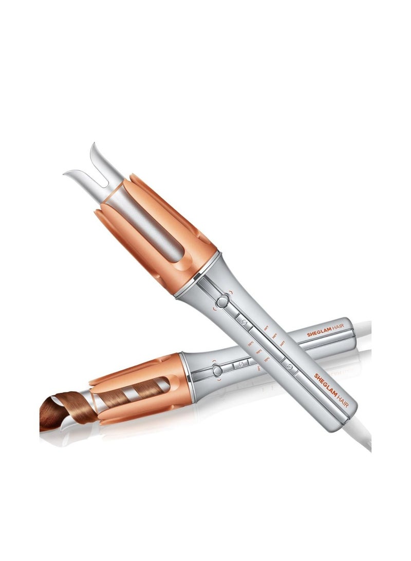 Automatic Curling Iron 1 ¼ inch with 3 Temperatures Fast Heating, 2-Way Rotation, Automatic Shut-Off, Anti-Scald, Anti-Tangle Rotating for Hair Styling Siz: 32 mm - Image 1